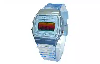 CASIO F-91WS-2 Blue Crystal