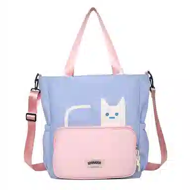 行途 小众可爱多功能流行通勤 尼龙 斜挎包 女款 多色