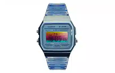 CASIO F-91WS-2 Blue Crystal