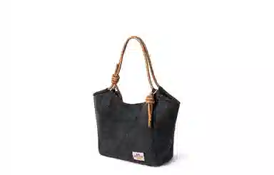 Lee Denim Shoulder Bag Black