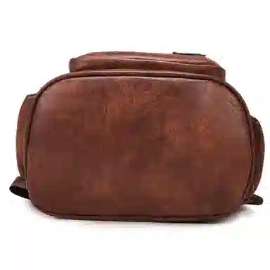 MingLu Retro PU Backpack