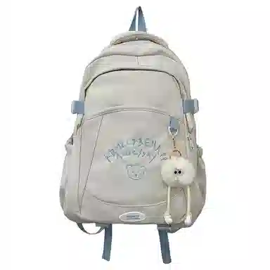 爱尔绅特 清新日系校园时尚可爱百搭 尼龙 双肩包 男女同款情侣款 多色