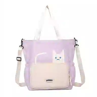 行途 小众可爱多功能流行通勤 尼龙 斜挎包 女款 多色