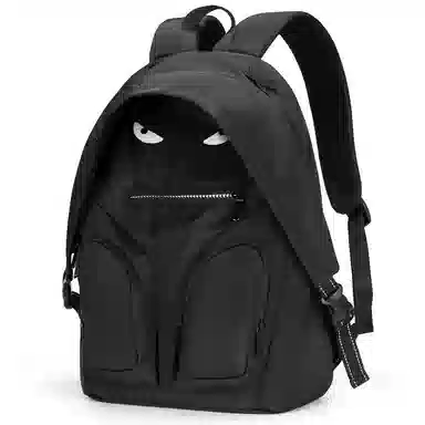 L&M Backpack Black/Olive Green