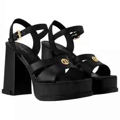 LOUIS VUITTON MAYA HEELED PLATFORM 7.5cm