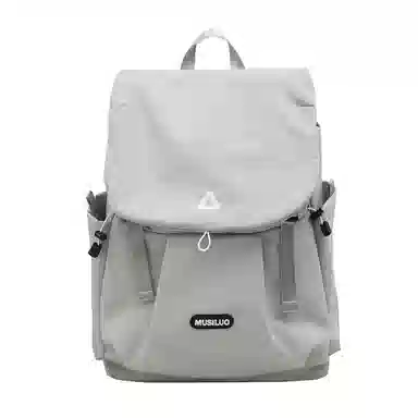 笛贝嘉 小众设计感撞色休闲旅行背包高级感 尼龙 双肩包 大号 男女同款情侣款 多色