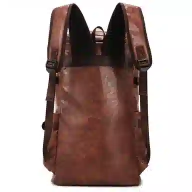 MingLu Retro PU Backpack