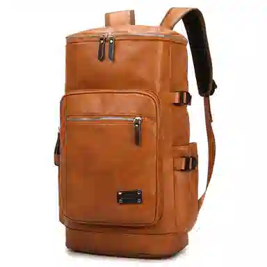MingLu Retro PU Backpack