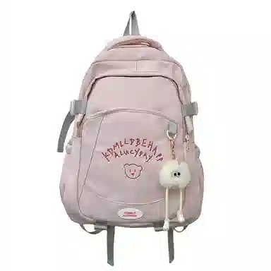 爱尔绅特 清新日系校园时尚可爱百搭 尼龙 双肩包 男女同款情侣款 多色