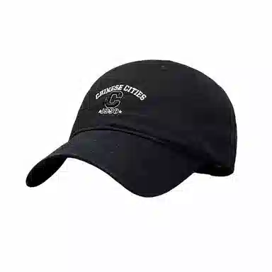 北极绒 美式复古学院风立体刺绣显脸小遮阳大头围时尚潮流 棉 鸭舌帽 男女同款情侣款