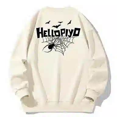 PIYOPIYO Loose Letter Retro Sweatshirt