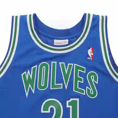 Mitchell & Ness Kevin Garnett 1995-96 Blue Jersey