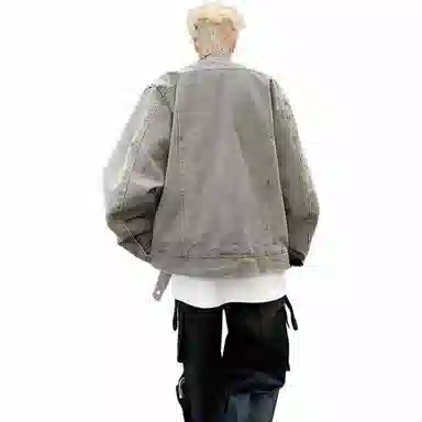 M-MAICCO Denim Jacket Grey