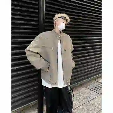 M-MAICCO Denim Jacket Grey