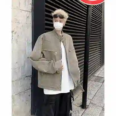 M-MAICCO Denim Jacket Grey