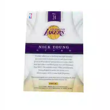 PANINI 2013-14 Immaculate Nick Young 3085