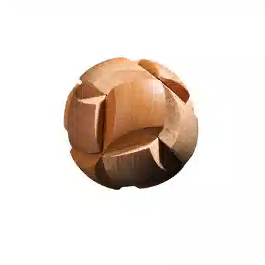 乐智由我 鲁班锁 单个孔明锁散装 解压 早教益智玩具
