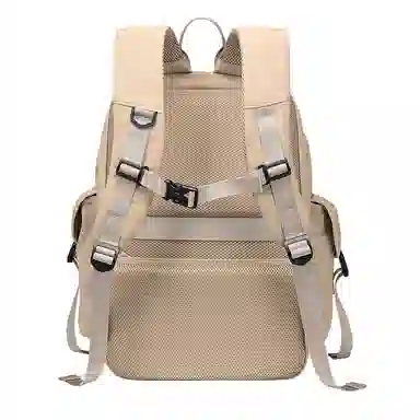 V.NINE Trendy Backpack Khaki Black