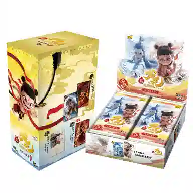 Kayou Nezha Demon Child Movie Collectible Cards Flame Pack