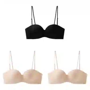 花蔓色 聚拢性感风无钢圈传统型文胸 女款 组合装