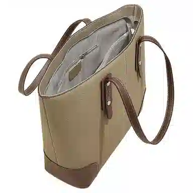 老人头 百搭上班通勤撞色经典实用 头层牛皮 单肩包 女款 黑色/大象灰