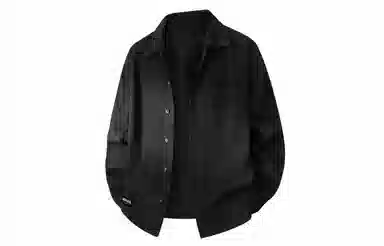 大卫贝肯 美式复古迷彩工装落肩袖翻领宽松牛仔外套 男女同款