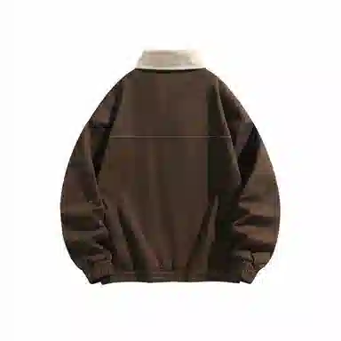 啄木鸟 美式撞色拼接印花宽松户外百搭休闲飞行员夹克外套 男女同款