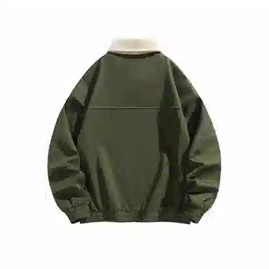 啄木鸟 美式撞色拼接印花宽松户外百搭休闲飞行员夹克外套 男女同款