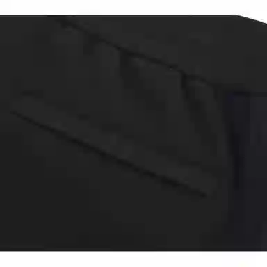 比音勒芬 保暖柔软毛织纯色直筒休闲裤 男款 黑