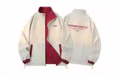 王者荣耀 鲁班七号星空梦想款 美式复古双面穿纯色街头潮流口袋户外登山旅游宽松休闲字母设计印花耐磨机能风通勤外套夹克 男女同款