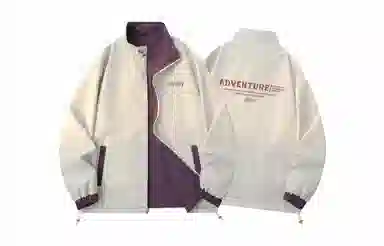 王者荣耀 鲁班七号星空梦想款 美式复古双面穿纯色街头潮流口袋户外登山旅游宽松休闲字母设计印花耐磨机能风通勤外套夹克 男女同款