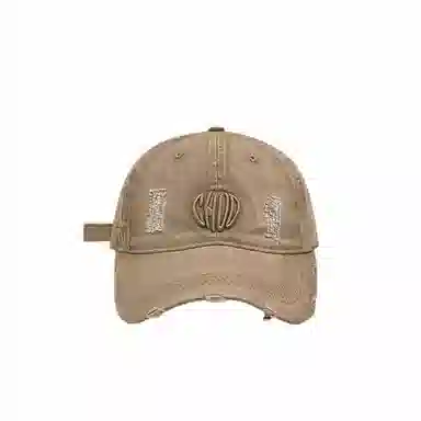 钓鱼熊 宽帽檐显脸小 棉 鸭舌帽 男女同款情侣款