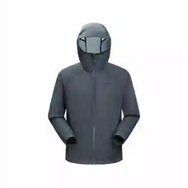 探路者 户外干爽拉链连帽休闲舒适 超轻透气防晒服 男款