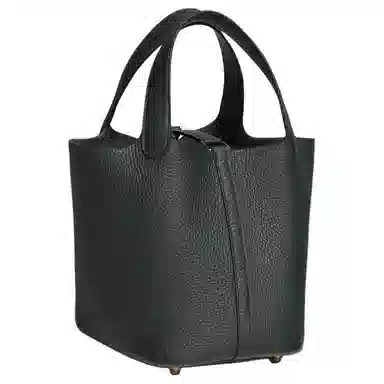 HERMES Picotin Lock 18 Clemence 67 Vert Fonce