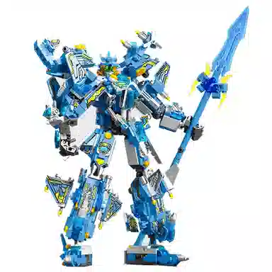 巴巴泥 钢铁机甲积变金刚 益智拼插 拼装模型