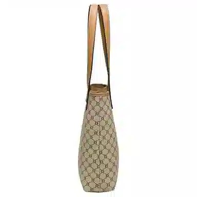 老人头 复古经典气质日常通勤小众设计感 合成革 单肩包 常规 女款 卡其色/咖色