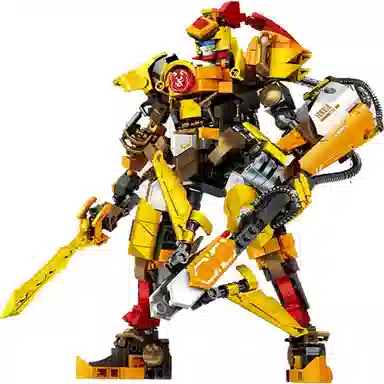 巴巴泥 钢铁机甲积变金刚 益智拼插 拼装模型