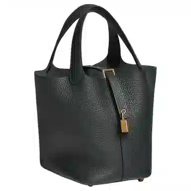 HERMES Picotin Lock 18 Clemence 67 Vert Fonce