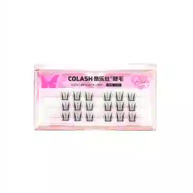 酷乐丝 精灵睫小薄片假睫毛 自然纤长款 仿真舒适 手残党力荐  贴合无感 超轻扁毛