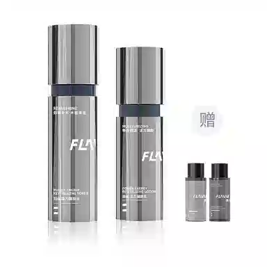 弗拉维 男士水乳 护肤套装 修护控油提亮水润淡痘印祛痘紧致维稳舒缓补水 保湿去黑头改善暗沉熬夜肌肤清爽不粘腻