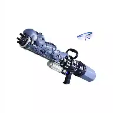 咕轹 特大号水枪喷水高压水枪抽拉式大容量打水仗神器 枪型玩具