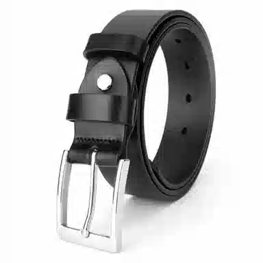 牛当家 针扣简约时尚 皮带 男女同款情侣款