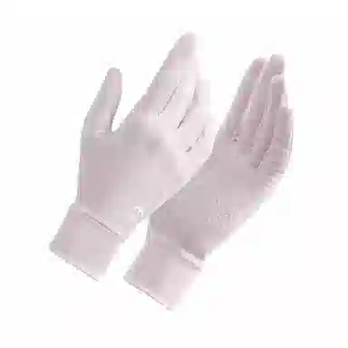 南极人 夏季户外防紫外线冰丝凉感开车骑行防滑遮阳透气轻薄露指触屏 锦纶 防晒手套 女款