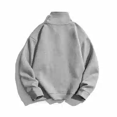 国际米兰足球俱乐部 纯色简约半拉链宽松运动百搭立领卫衣 男女同款