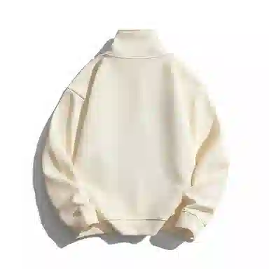 国际米兰足球俱乐部 纯色简约半拉链宽松运动百搭立领卫衣 男女同款