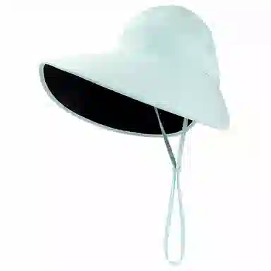 上海故事 全脸遮阳大檐显脸小防紫外线护脸互脸太阳轻薄空顶 聚酯纤维 防晒帽 女款