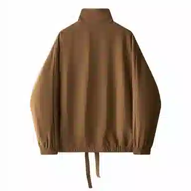 大卫贝肯 美式基础款纯色个性字母印花户外防风保暖宽松舒适休闲百搭工装夹克外套 男女同款