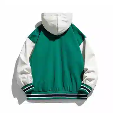 国际米兰足球俱乐部  撞色拼接假两件连帽单排扣棒球服 男女同款