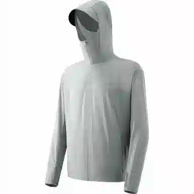 蕉下 超薄吸湿速干高弹防紫外线连帽长袖纯色防晒服 男款