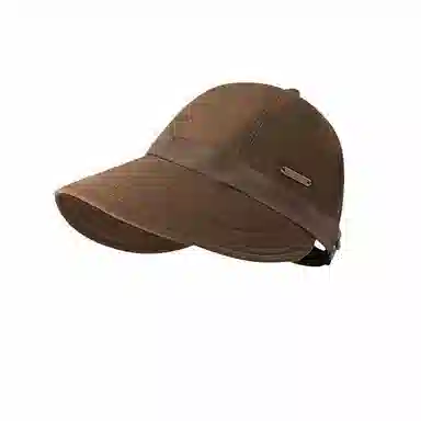 钓鱼熊 遮阳帽防晒防紫外线夏速干防水大帽檐太阳帽 棉 鸭舌帽 男女同款情侣款